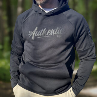 Nike Hooded Sweatshirt - Be Authentic - Black