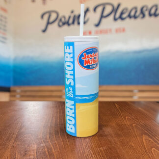 20oz Slim Rubberized Tumbler with Spill Reduction Straw